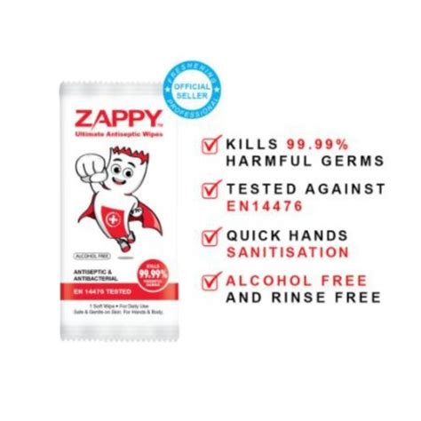 COD5 Zappy Ultimate Antiseptic Wipes 1s X 100 Sheets Lazada PH