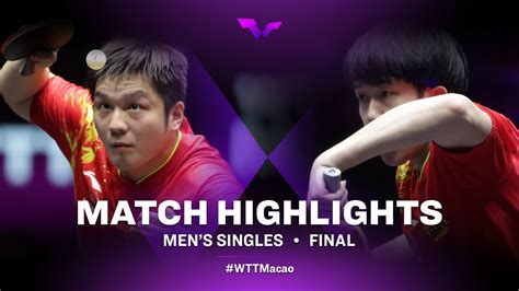 Highlights Fan Zhendong Vs Wang Chuqin MS FINAL WTT Champions