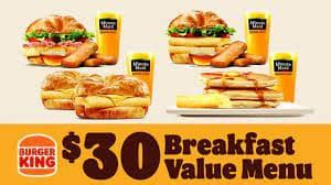 Burger King Breakfast Menu, Prices and Hours