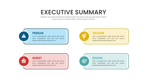 Business Executive Summary Slide Template SlideKit