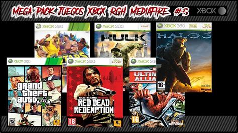 Juegos XBOX 360 Rgh Español Mediafire Pack 5 YouTube