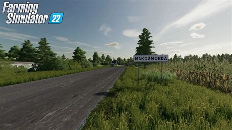 MAKSIMOVKA MAP V1.0 – FS22 mod