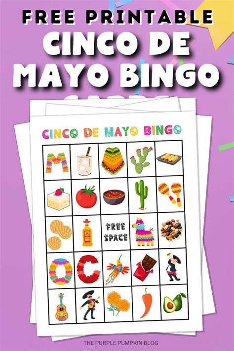 Fun Free Printable Cinco De Mayo Bingo Game Cards