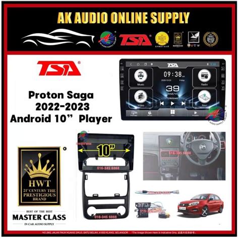 T Dsp Carplay Tsa Proton Saga Android Inch Car Player