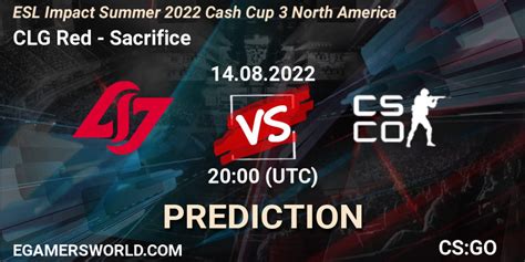 Clg Red Vs Sacrifice Betting Tip Match Prediction 140822 Cs2 Cs