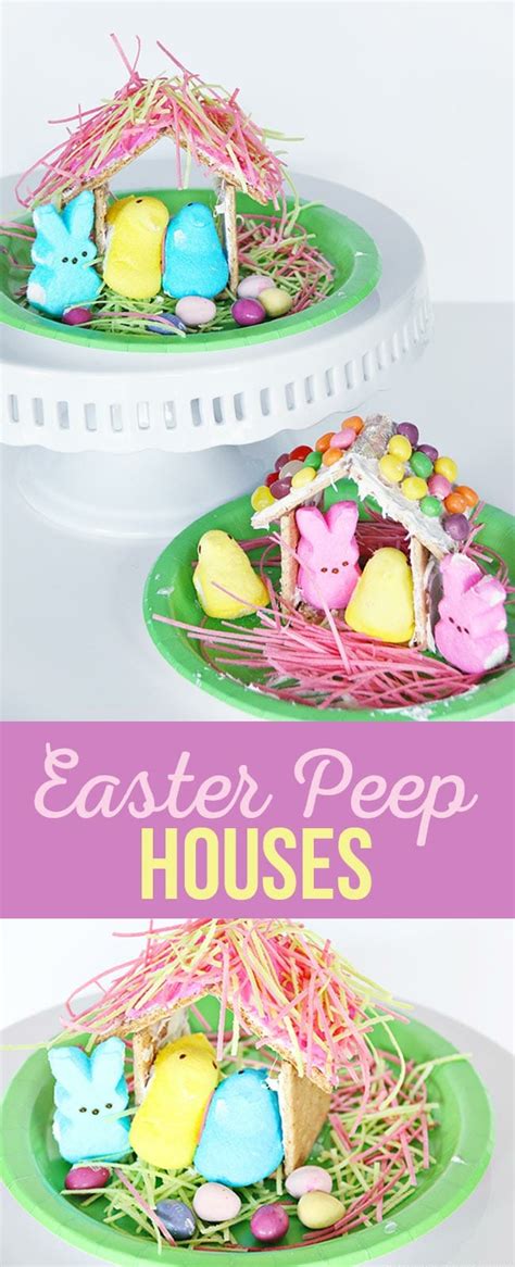 Easter Peep Houses The Crafting Chicks