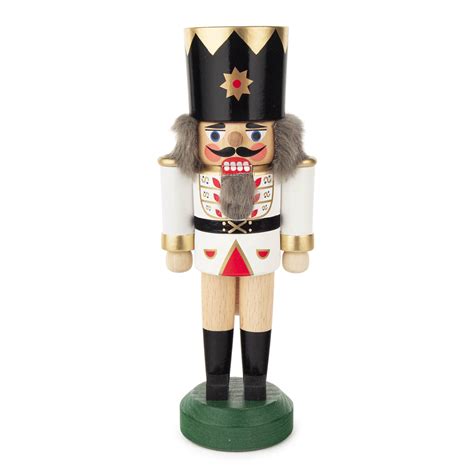 Nutcracker King White 18 Cm Dregeno Seiffener Originale