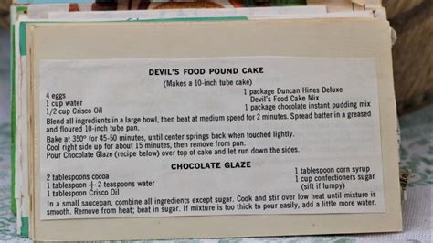 Devil S Food Pound Cake A Chocolate Lover S Delight