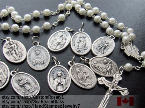 Catholic Patron Saint Pendant Charm Necklace Add Silver Etsy