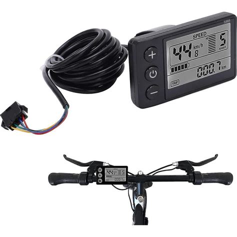 Kit de contrôle de vélo moto 350W affichage LCD 24V 36V 48V 60V