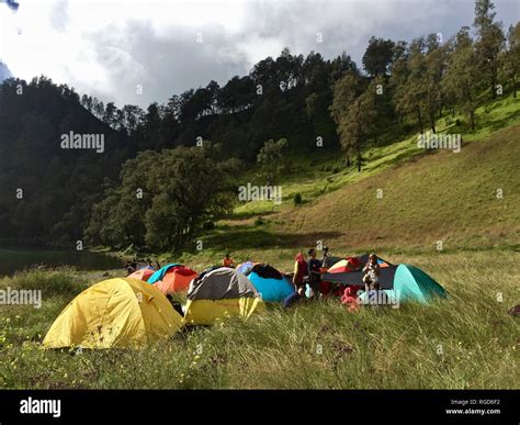 Mount Semeru Hiking Stock Photo - Alamy