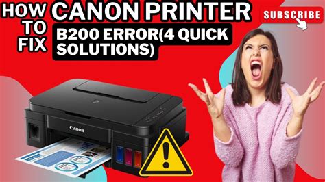 How To Fix Canon Printer B200 Error 4 Quick Solutions Canon Printer