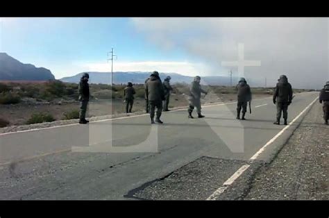 VIDEO Imágenes del operativo de Gendarmería en el predio ocupado por