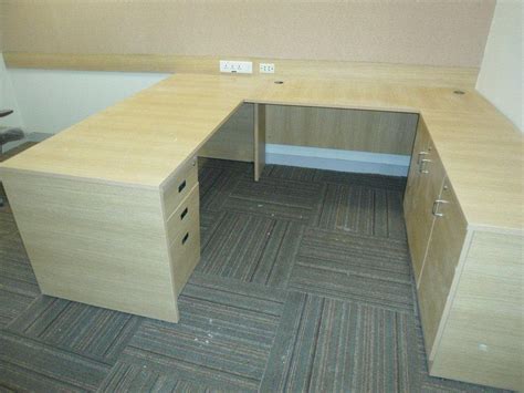 Engineered Wood U Shape Wooden Office Table With Storage At Rs 6000 In