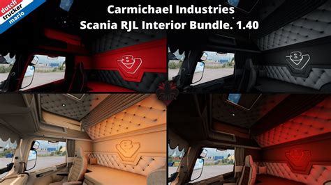 Ets 2 Scania RJL Interior Bundle 1 40 From Carmichael Custom Interior