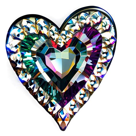 Download Glittering Heart Jewel Png A