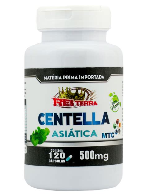 Centella Asiática 120 Cáps 500mg REI TERRA