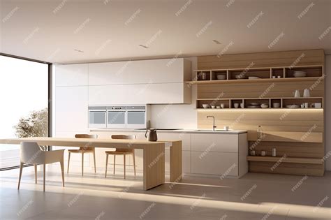 Premium Photo | Minimalist Kitchen Interior Design