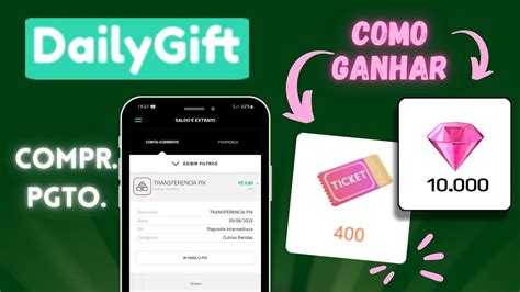 Daily Gift Como Conseguir Muitos Diamantes E Ticket Comprovante