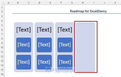 How to Create a Project Roadmap in Excel (4 Methods) - ExcelDemy