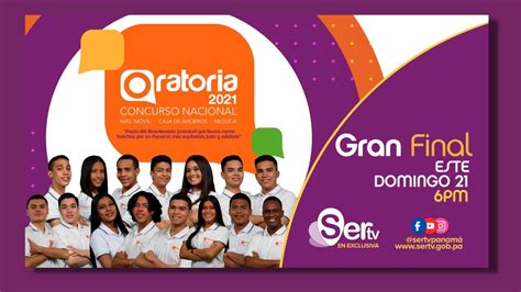 Gran Final Del Concurso Nacional De Oratoria 2021 A Través De Sertv