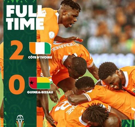 Ivory Coast Vs Guinea Bissau All Goals Highlights Africa Cup