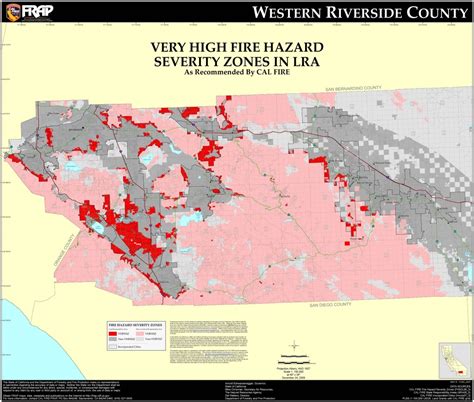 Cal Fire – Riverside County (West) Fhsz Map Inside Map Of Southern ...