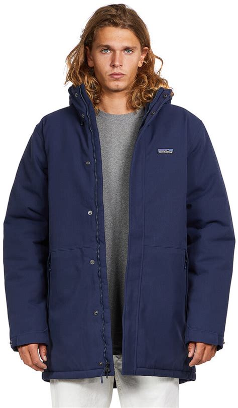 Patagonia Mens Lone Mountain Parka Navy Au Meilleur Prix Sur Idealofr