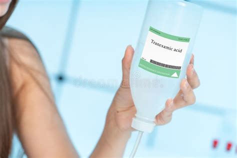 Tranexamic Acid Intravenous Solution Stock Photo Image Of Used