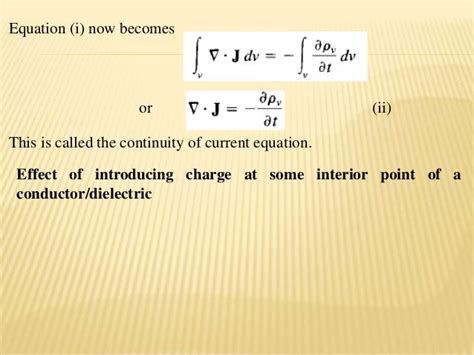 Continuity Equation And Relaxation Time