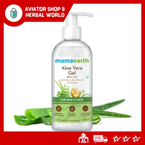 MAMAEARTH Aloe Vera Gel For Skin And Hair 300ml Lazada