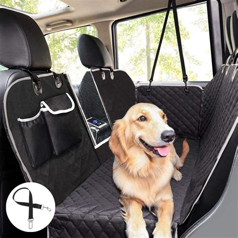 Dog Seat Cover Waterproof Car Seat Covers for Pets Back Seat Cover with ...