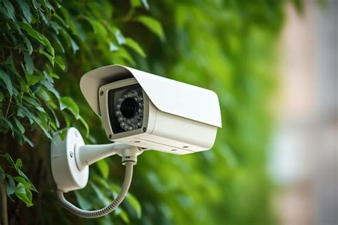 Premium Photo Enhancing Home Security With Waterproof Ip Cctv Cameras