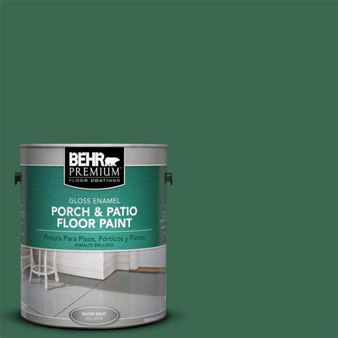 Behr Premium 1 Gal Pfc 45 Patio Green Gloss Porch And Patio Floor