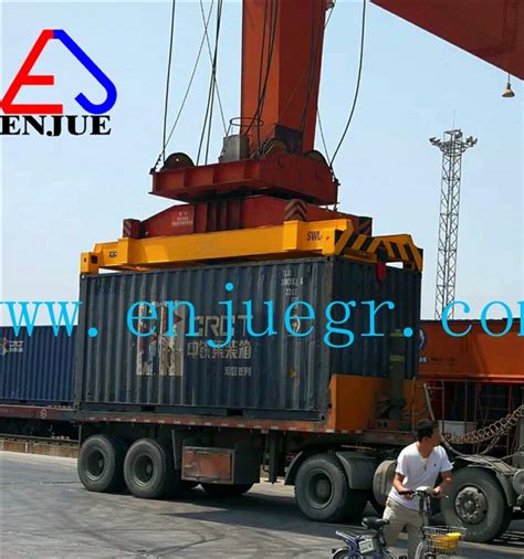 Enjue Semi Automatic Manual I Type Container Lifting Spreader Iso Fixed