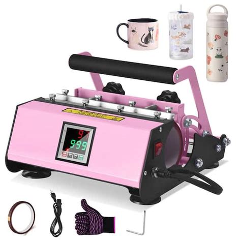 SEEUTEK Lani Pink Tumbler Heat Press Machine For 20oz 30oz Sublimation