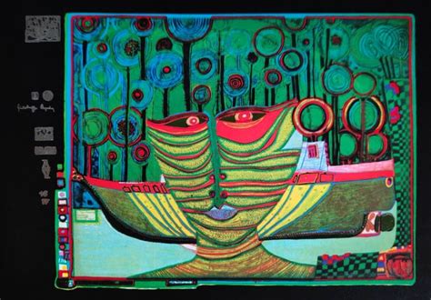 Friedensreich Hundertwasser Columbus Rainy Day In India Catawiki