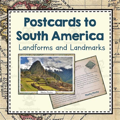 Landmarks and Landforms of South America | Continent of South America Unit Study | Geography ...