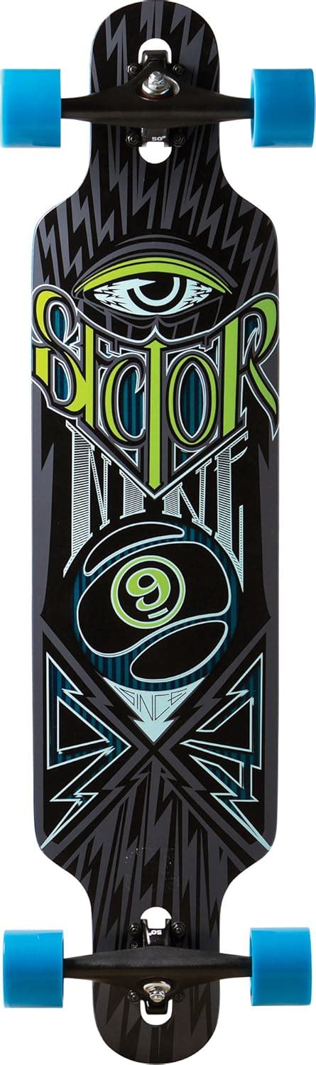 Sector 9 Seeker Complete Skateboard Green 918 Inch X 39