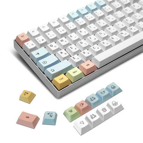 Buy GMKWTL PBT Keycaps 136 Keys Custom Cute Keycaps Full Set Japanese