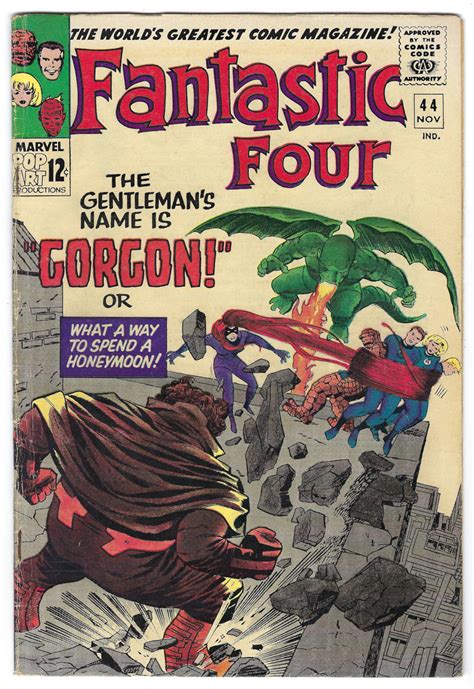 Marvel Comics Fantastic Four (1961) #44: 1st Appearance of Gorgon – The Toys Time Forgot