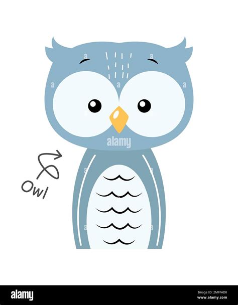 Owl Cartoon Character Vector Stock Vector Image Art Alamy