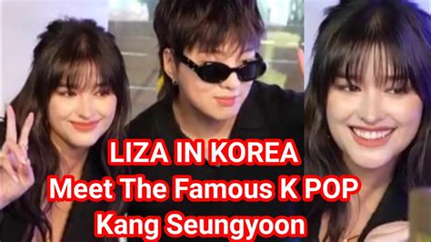 Wow Liza Soberano In Korea Meet The Famous K Pop Kang Seungyoon