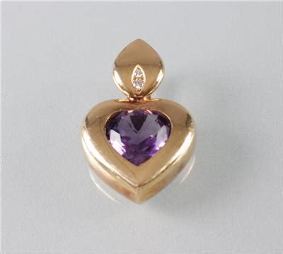 Brillant Amethyst Anhänger Kunst Antiquitäten und Schmuck 05 09 2018