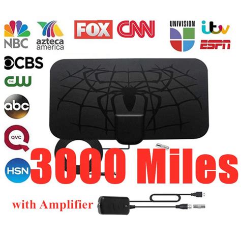 Buy Kebidu 3000 Miles 8K Digital DVB T2 TV Antenna With Amplifier