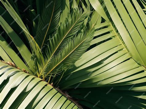 Premium Photo Palm Tree Foliage Leaf Nature Background