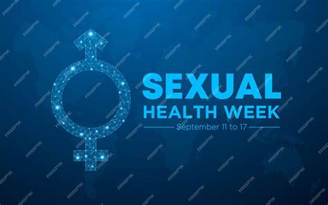 Premium Vector Sexual Health Week September Is Sexual Health Awareness Week Low Poly Style