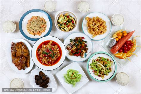 餐饮套餐中国菜系食品餐饮摄影素材汇图网