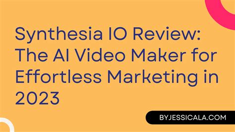 Synthesia IO Review The AI Video Maker For Effortless Marketing In