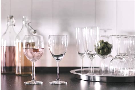 Red Wine Glass By Ikea Svalka Series Set Of 12 10 0z